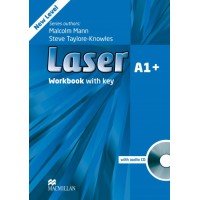 Laser 3rd Edition Level A1+ Workbook with key & Audio CD