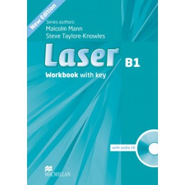 Laser 3rd Edition Level B1 Workbook with key & Audio CD