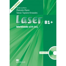 Laser 3rd Edition Level B1+ Workbook with key & Audio CD